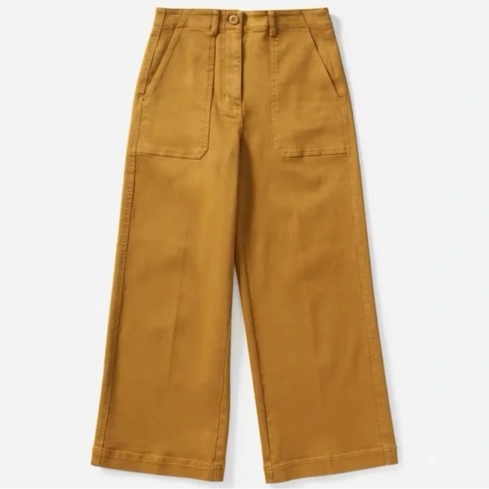 Everlane Wide Leg Crop Utility Pant